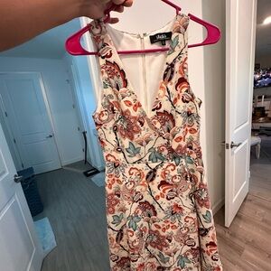 Lulu's Multicolor Floral Midi Dress